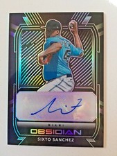 2021 Panini Obsidian rc auto purple SIXTO SANCHEZ #ed 83/99! Miami Marlins