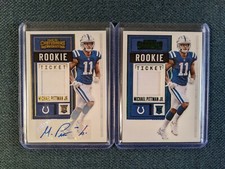 2020 Contenders michael pittman jr Rookie Ticket Swatch Auto RPA