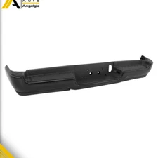 Rear Bumper Steel For RAM 1500 2019-23 Single Exhaust Without Sensor Hole Black
