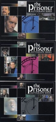 2002 The Prisoner Autograph Series: Volume 1 SILVA SCREEN PROMOS SSP1 -SSP3