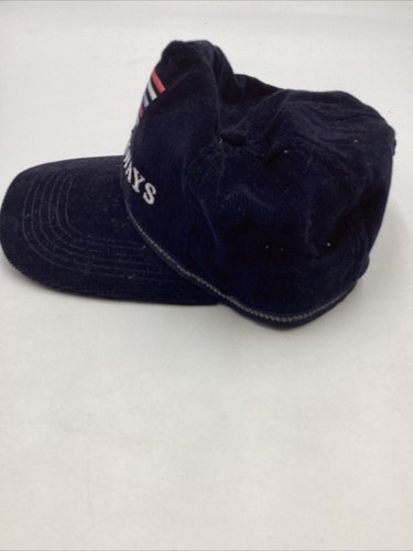 Vintage Swingster US Airways Snap Back Corduroy Cap Hat USA Pilot - Picture 4 of 7
