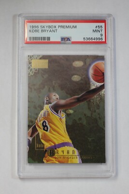 1996-97 Skybox Premium KOBE BRYANT #55 Rookie RC Graded PSA 9 Mint QTY