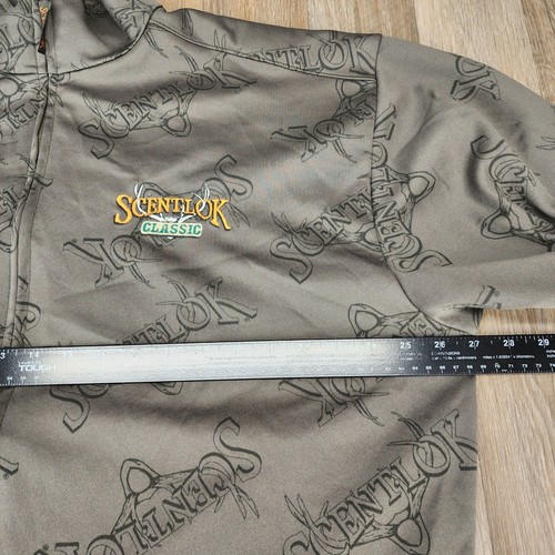 ScentLok Classic Odor Eliminating Full Zip Jacket Men's 2XL Hunting Outdoors - Picture 7 of 11