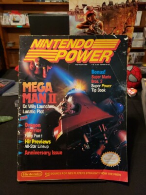 Nintendo Power Vol 7. Mega Man II. With Poster. Missing Mario Book Part 1