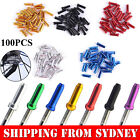 <!--F#f_0-->100PCS Bicycle Cable End Caps MTB Bike Brake Shifter Aluminum Wire Cable Tip AU<!--F/-->
