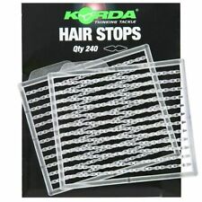 Korda Hybrid Hair Stops - Coarse Fishing Boile Bait Stops Clear 240