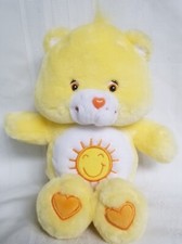 2004 Care Bears Play Along Interactive Yellow Funshine Bear Very Nice Condition 