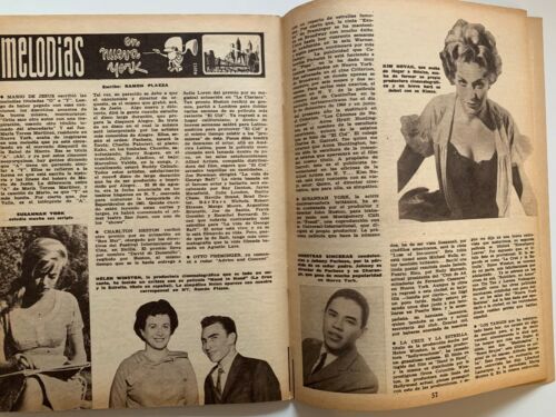 MELODIAS MEXICANAS CANCIONERO 198 AUGUST 1961 JUAN MENDOZA TARIACURI / KIM NOVAK - Bild 3 von 5