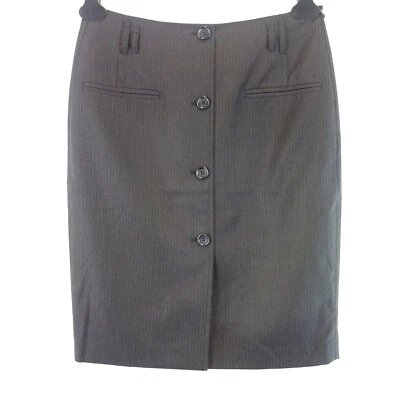 Rock MARC AUREL Grau Damen Business Bleistiftrock Nadelsteifen Elegant Neu