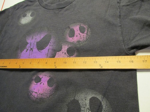 NIGHTMARE BEFORE CHRISTMAS T-Shirt Tee Children Unisex Large Black Jack Graphic - Picture 4 of 6
