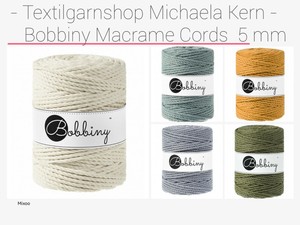 Bobbiny `Kordel//Seil//Rope Rose-Gold mit Goldfaden 5mm//100m` Neu Limited Edition