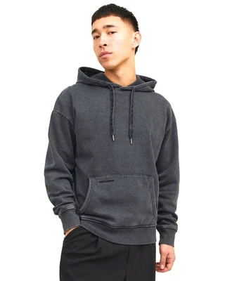 DREW Sweatshirt Hoodie Delave' NOOS Jack & Jones Schwarz - Bild 1 von 4