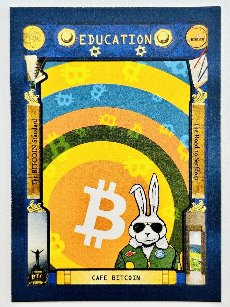 CAFE BITCOIN Education #70 2023 Bitcoin Trading Cards Series 2 BTCTC