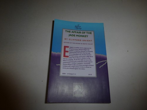 AFFAIR OF JADE MONKEY By Clifford Knight Trade PB 1993 B310 - Picture 2 of 4