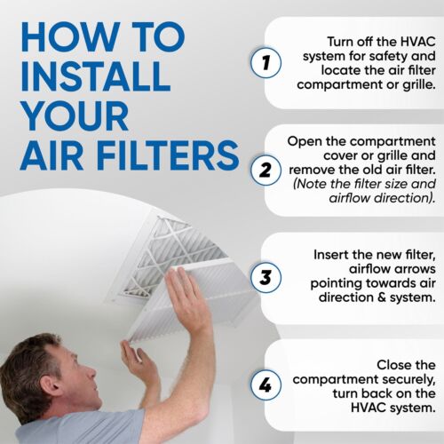 Glasfloss ZL 20x20x1 MERV 10 (FPR 7) Pleated HVAC Air Filters. Case of 12 - Picture 6 of 6