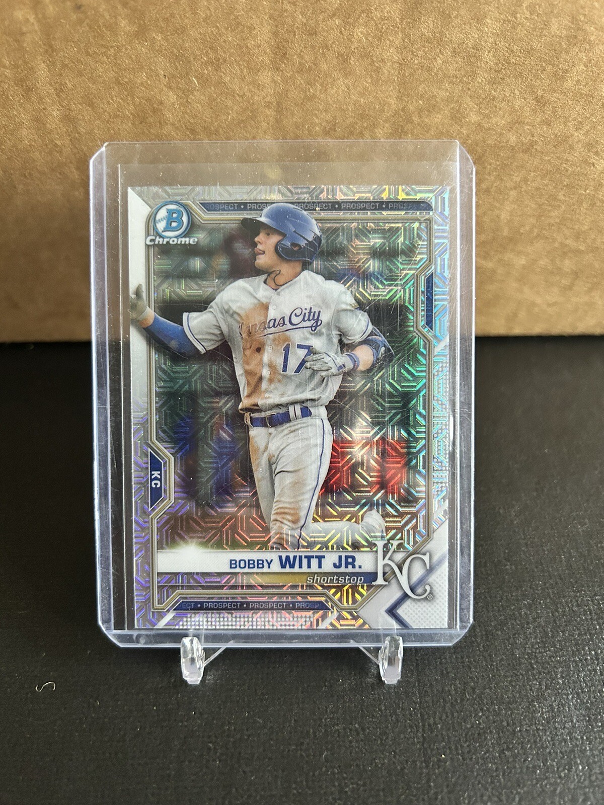 2021 Bowman Chrome Prospect Bobby Witt Jr #BCP-1 Mojo Refractor
