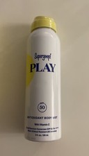 Supergoop Play Antioxidant Body Mist SPF 50 with Vitamin C 3fl oz New Sealed