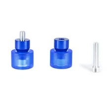 2X Protective Sliders Crash Bar End Balls Engine Guard Protector M12 for Harley