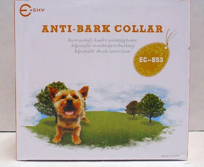 Anti-Bark Collar With Adjustable Sensitivity And Shock Corrections Esky EC-853