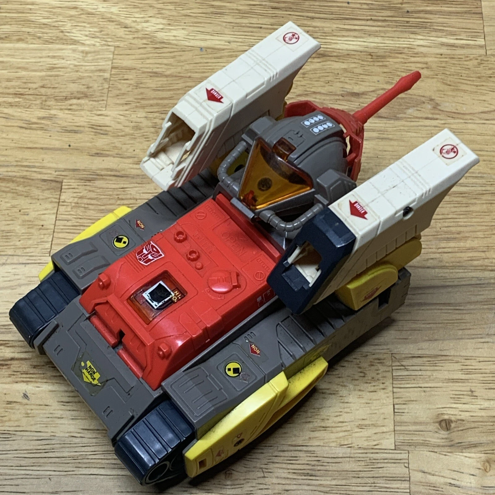 Transformers G1 Omega Supreme Tank vintage années 80 ne fonctionne pas Hasbro Toybox PIÈCES SEULEMENT