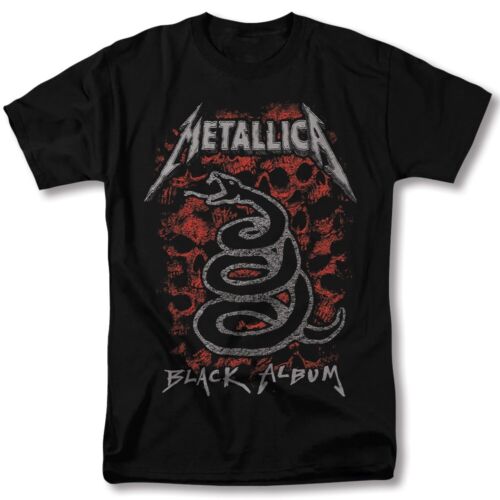 Metallica ‘The Black Album’ Vintage T-Shirt, Unisex Cotton T-shirt, Size S-5XL