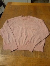 Vintage Light Pink Crew Neck sweater Size S