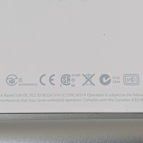 Combo Apple Wireless Keyboard A1314+Wireless Multitouch Bluetooth Trackpad A1339 - Picture 3 of 6