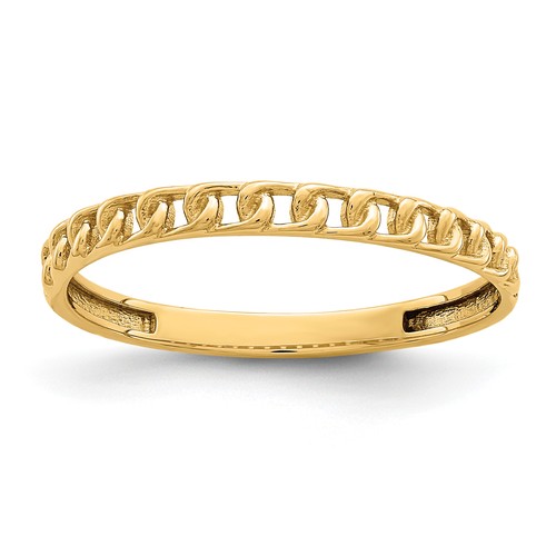 Avariah 14K Yellow Gold Link Design Ring - Ring Size 4.0