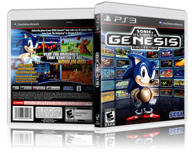 Sonic's Ultimate Genesis Collection- Replacement PS3 Cover