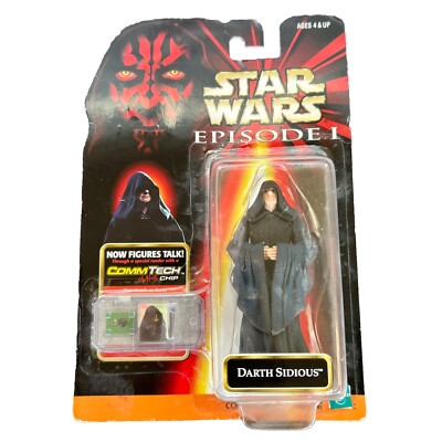 Star Wars Episode 1 Darth Sidious Holograph Talk Commtech Chip New Collection 2