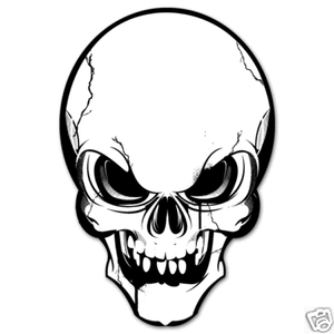 moto skull racing motorycle gang styling sticker 8 ebay