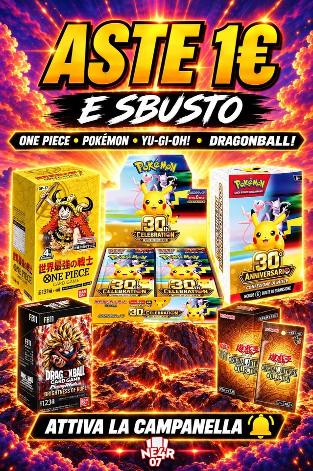 POKÉMON ONE PIECE DRAGONBALL – RIP E SHIP | ASTE DA 1€