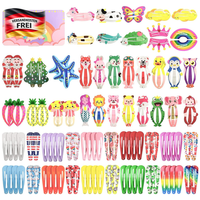 Haarspangen MäDchen, Funtopia 100 StüCk 5Cm Tierdesign Kinder Haarspangen | Meta