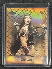 2025 Topps Chrome Cactus Jack+WWE  Cora Jade Orange Refractor /25