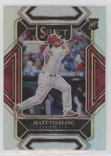 2022 Panini Select Diamond Level Holo Silver Prizm Matt Vierling #219 0u72