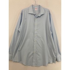 Brooks Brothers Dress Shirt size 18-38 Gingham Madison Non-Iron Supima Cotton