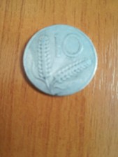 RARA MONETA 10 LIRE 1952 - REPUBBLICA ITALIANA - SPIGHE / ARATRO