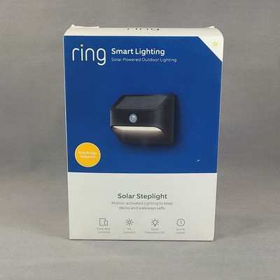 Ring Outdoor Motion-Activated Solar Steplight Stair Walkway