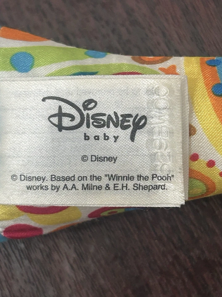 Winnie The Pooh Learning Curve Baby Plush Squeaker Crinkle 2009 Small Sensor Toy - Image 3 of 4