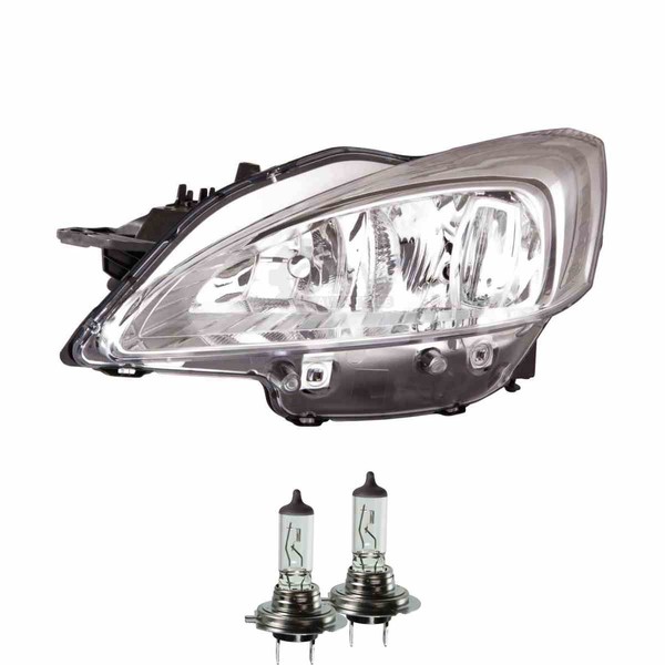 Halogen Scheinwerfer Links H7/H7 FüR Peugeot 508 SW I Inklusive Lampen-image