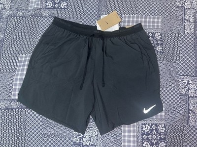 Nike Stride Herren Dri-FIT 18cm (ca.) Kurze gefütterte Laufshorts - schwarz - L