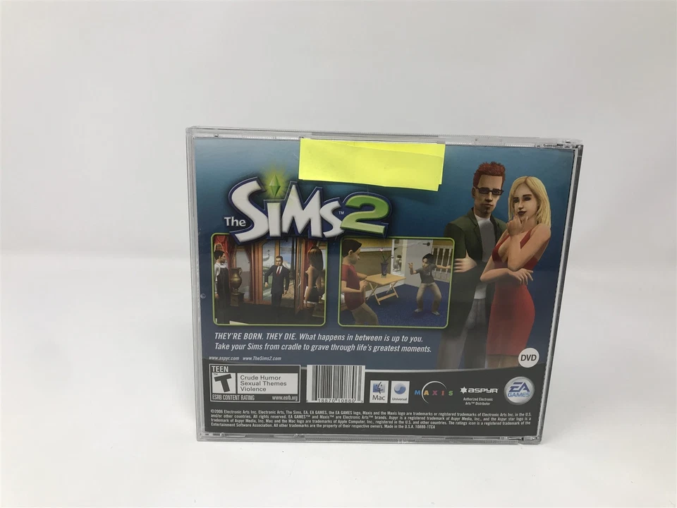 The Sims 2 - Video Game For The Apple Mac - Complete In Box CIB - Image 3 of 4