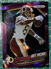 2025 Prizm Black Art Monk Purple Ice /149 Redskins