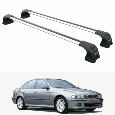 #ad For Bmw 5 Sedan E39 1996 2004 Roof Rack Cross Bars Fix Point Silver $219.00