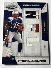 2010 Certified Fabric Of The Game Used Jersey Laurence Maroney Prime 22/25!!