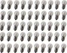 DC 50pcs E10 12V 0.3A Warm White Bulb Light Bulbs 50 Count (Pack of 1) 