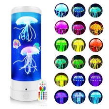 Jellyfish Lamp, 17 Colors Changing Table Lamp with Remote Control, USB Powere...