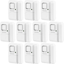 Personal Security Window and Door Alarm, 10 Pack, DIY Protection, Burglar Alert,