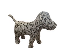 Victoria Secret Pink Dog Plush 2015 Limited Edition Black and White Logo Print