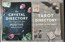 Brand New, Sarah Bartlett Book Set (2), Tarot and Crystal Directory